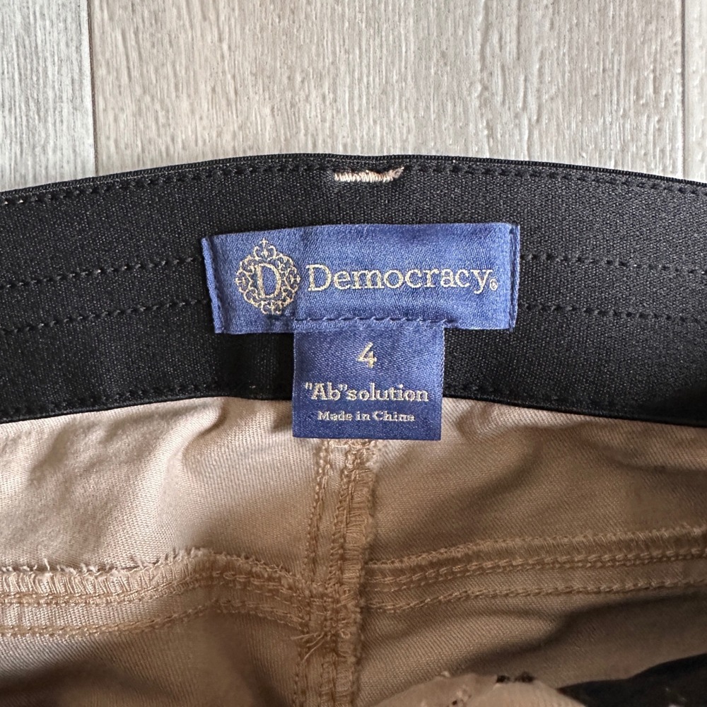 Democracy Ab Solution Itty Bitty Boot Khakis Wome… - image 5